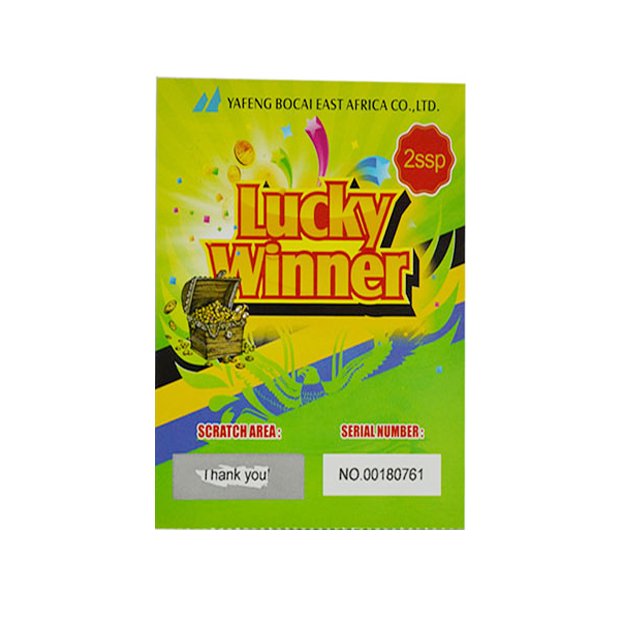 Custom Design Print Scratch Game Cards Scratch Off Stickers Factory In China