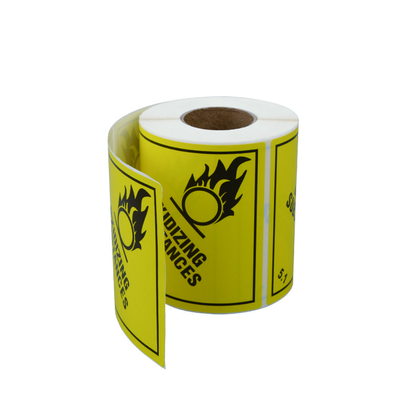 Free Sample sticker label security customize pattern 80X100X500 Thermal Label A6 500 Pcs security seal sticker