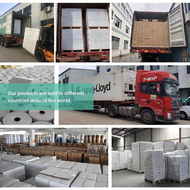 Free Sample sticker label security customize pattern 80X100X500 Thermal Label A6 500 Pcs security seal sticker