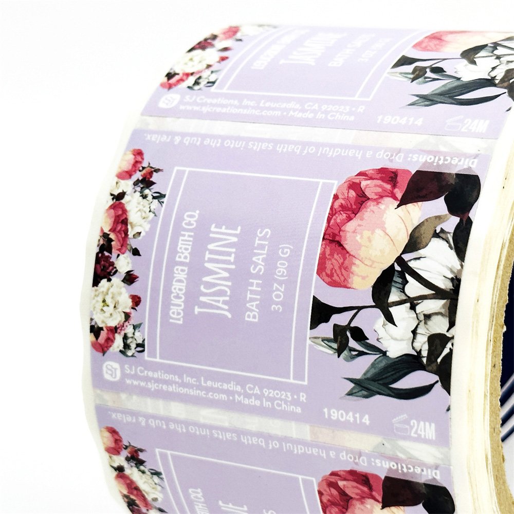 Wholesales Sticker Bottle Product Packaging Adhesive Paper Logo Label Sticker Vinyl Stickers