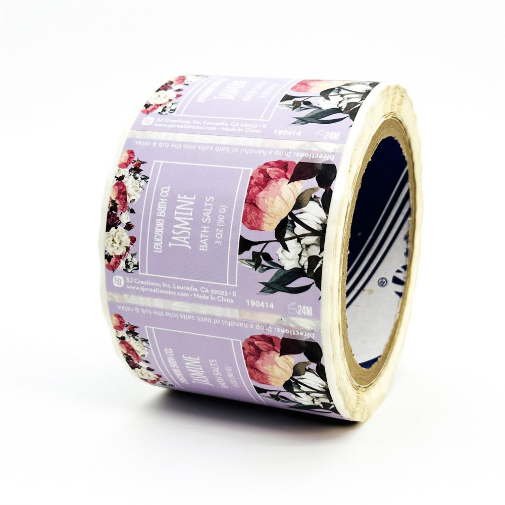 Wholesales Sticker Bottle Product Packaging Adhesive Paper Logo Label Sticker Vinyl Stickers