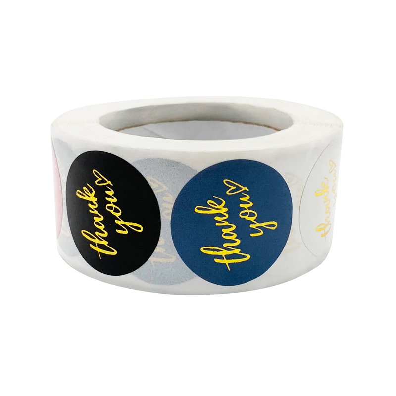 Custom Printed Round Label Stickers Bottles Bags Self-Adhesive Labels