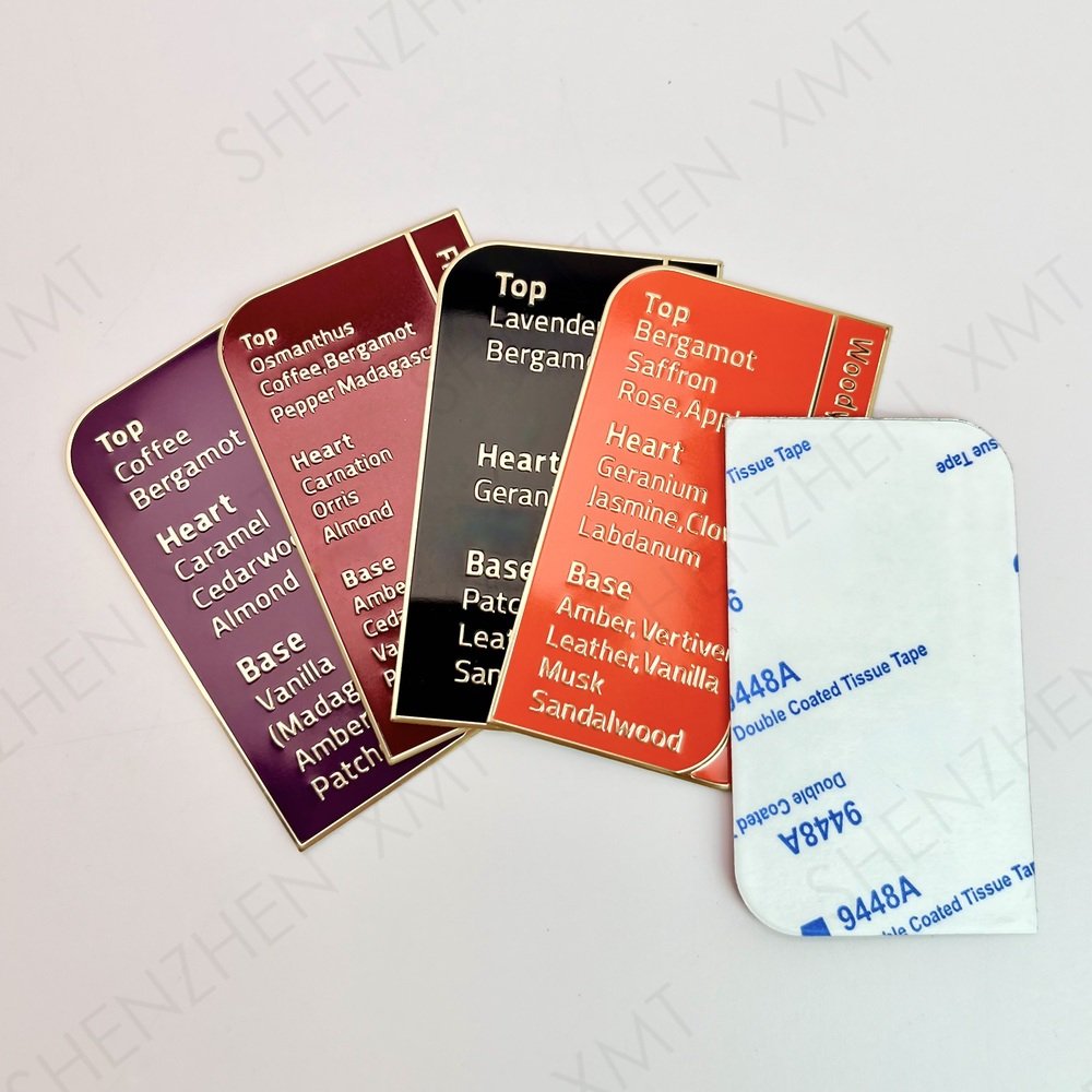 Aluminum Custom Holographic Waterproof Cosmetic Makeup Perfume Bottle Label Printing Cute Stickers
