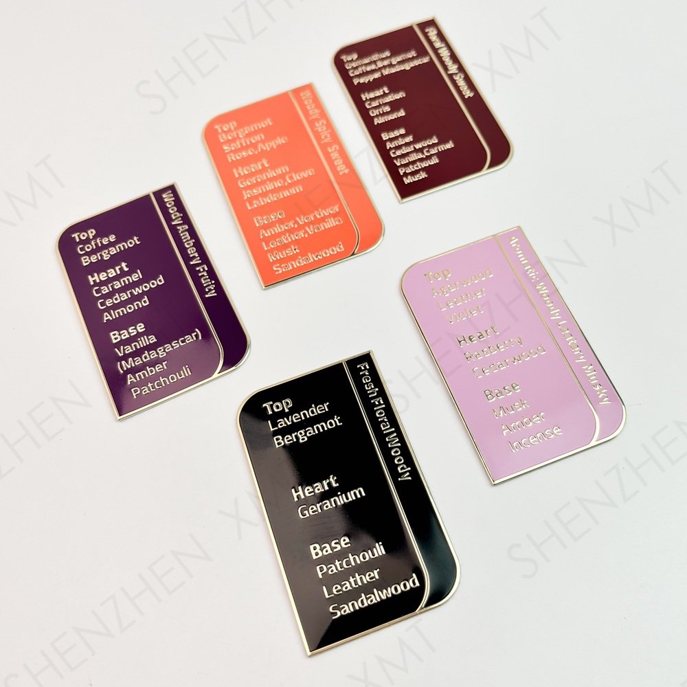 Aluminum Custom Holographic Waterproof Cosmetic Makeup Perfume Bottle Label Printing Cute Stickers