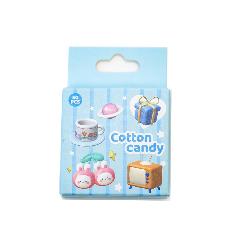 4 designs 50 pcs / set stickers cartoon character cute kawaii ins photo decoration stickers pack for Diary Scrap Book