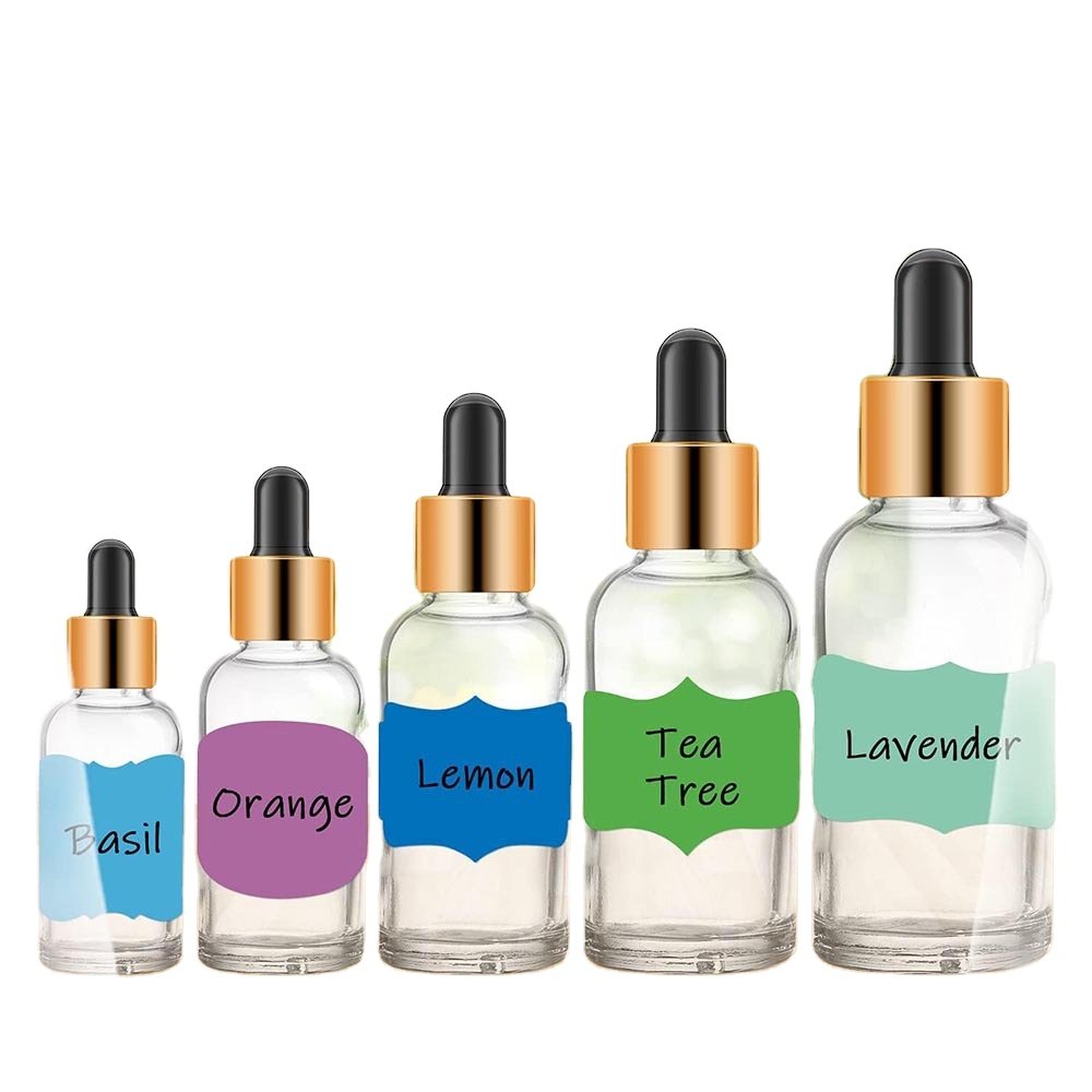 custom sticker printing bottle packaging private label skincare makeup manufacture soap hair extension packaging