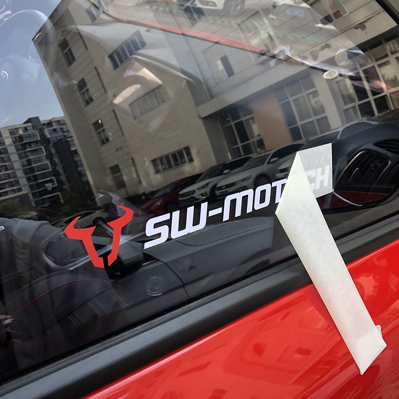 UV Resistant Custom Printing Logo Car Decoration Stickers Glass Window Windshield Decal Car Body Bumper Car Stickers Vinyl