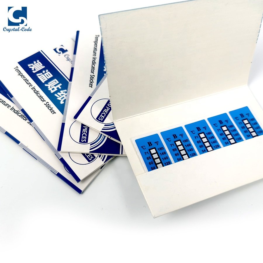 Color Label Changing Stickers Change Customized Sensitive Heat Labels Indicators Irreversible And Temperature Indicator Sticker