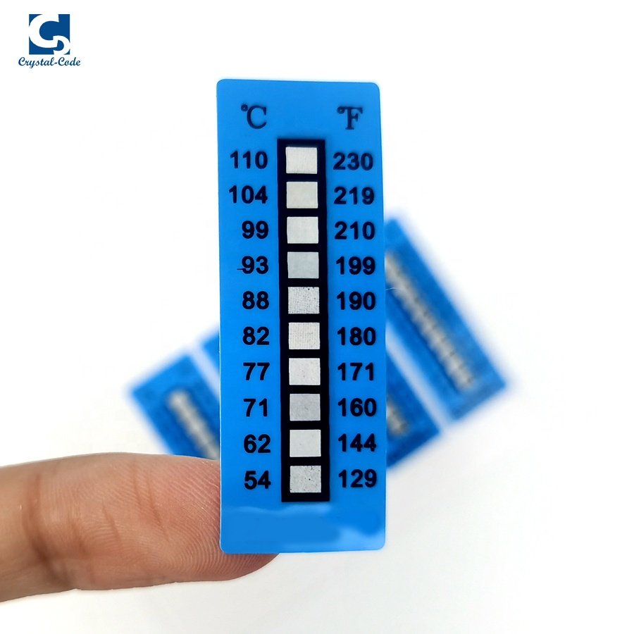 Color Label Changing Stickers Change Customized Sensitive Heat Labels Indicators Irreversible And Temperature Indicator Sticker