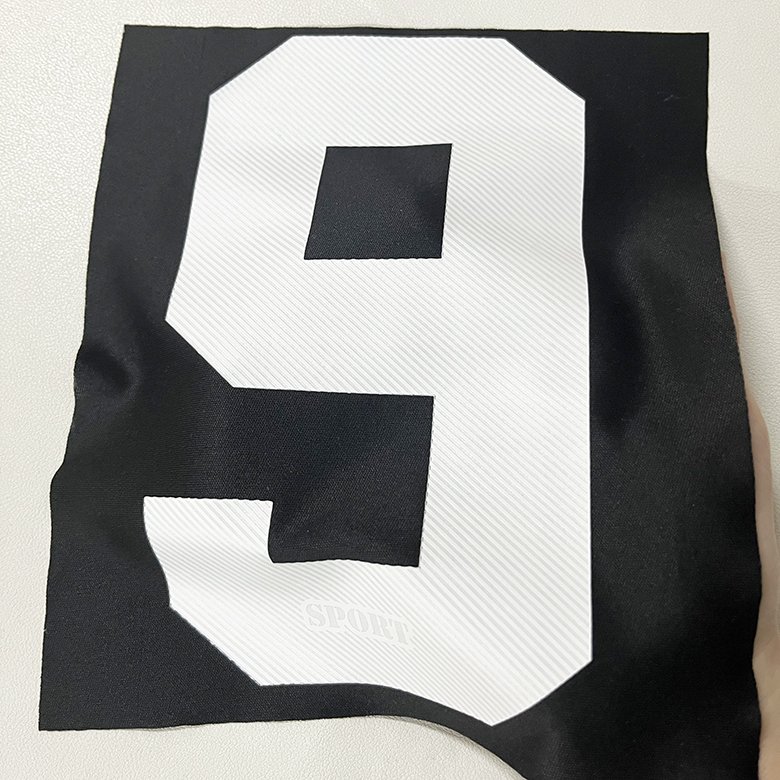 Custom wholesale ready to press screen vinyl number cold images t shirts iron on clothing sticker heat transfer printing label