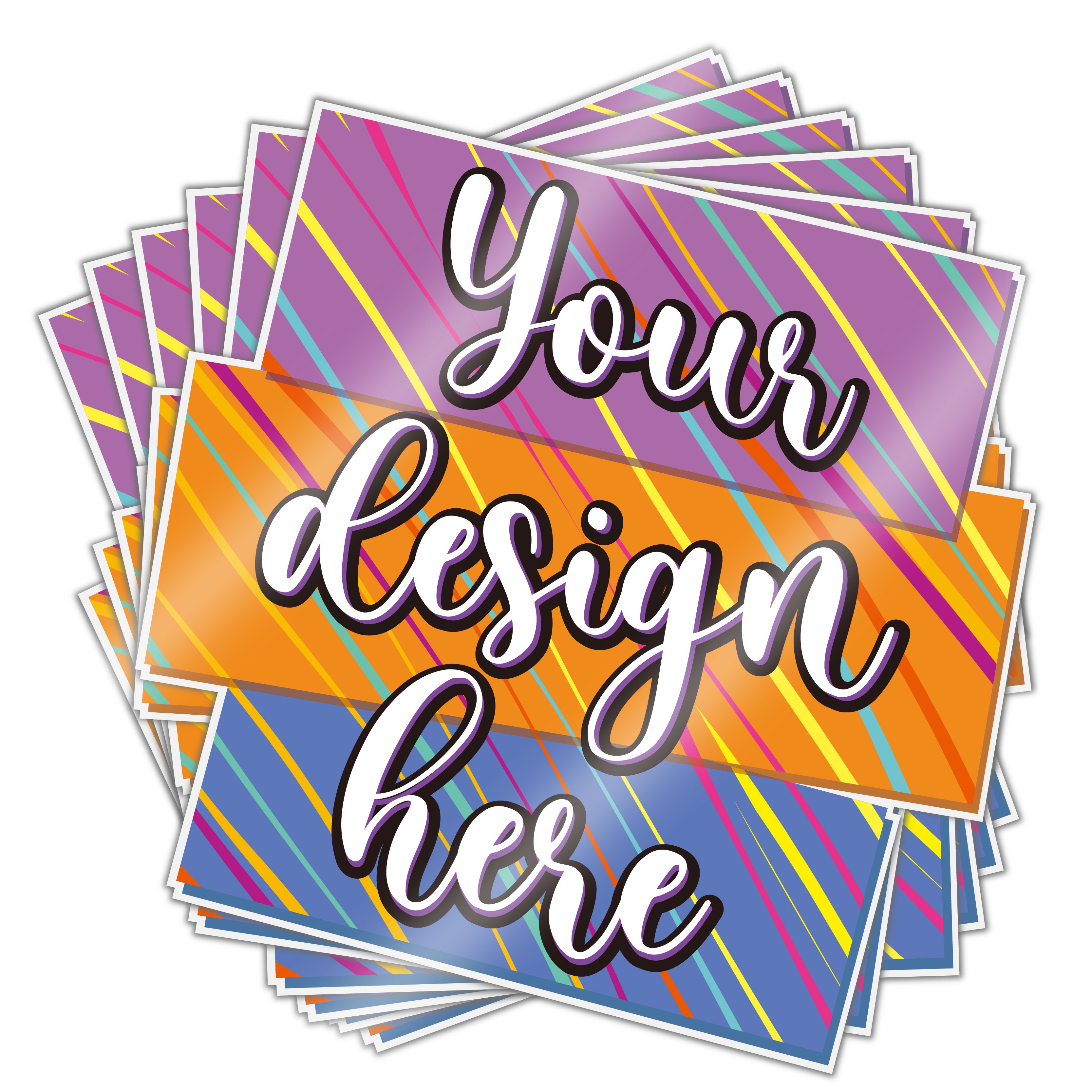 Custom Printing Die cut Vinyl PVC Sticker UV Resist Waterproof Self-adhesive Logo Label Sticker Custom