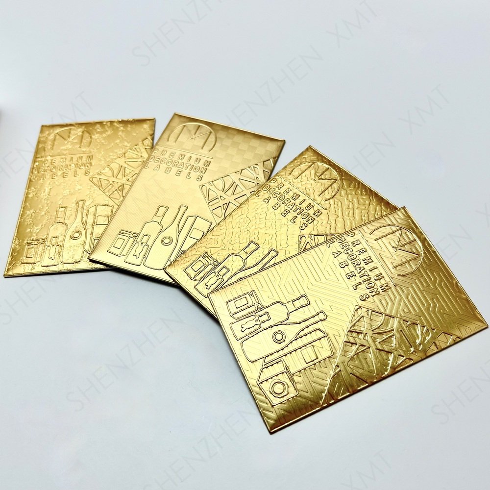 Self-adhesive Custom Perfume Label Design Metal Transfer 3d Label Decorative Stickers Labels For Cosmetic Bottles