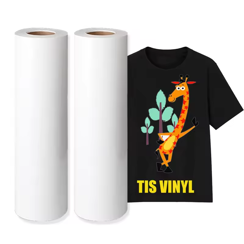 Shenzhen high quality printable film htv heat transfer vinyl roll htv vinyl for textiles fabric