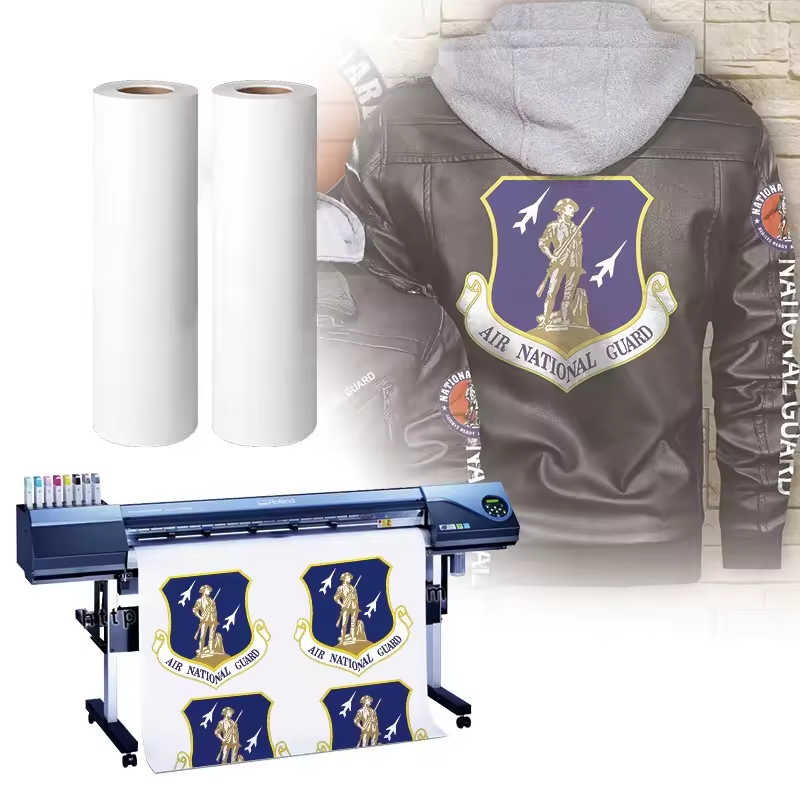 Shenzhen high quality printable film htv heat transfer vinyl roll htv vinyl for textiles fabric