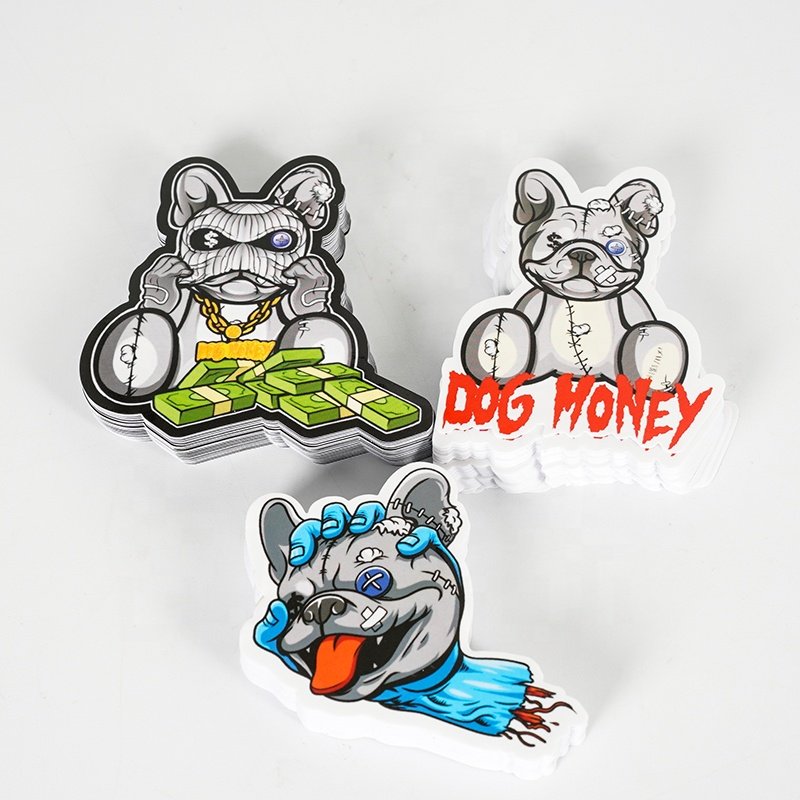 Custom printing personnalisable anime stickers journal die-cut vinyl laptop stickers graffiti stickers