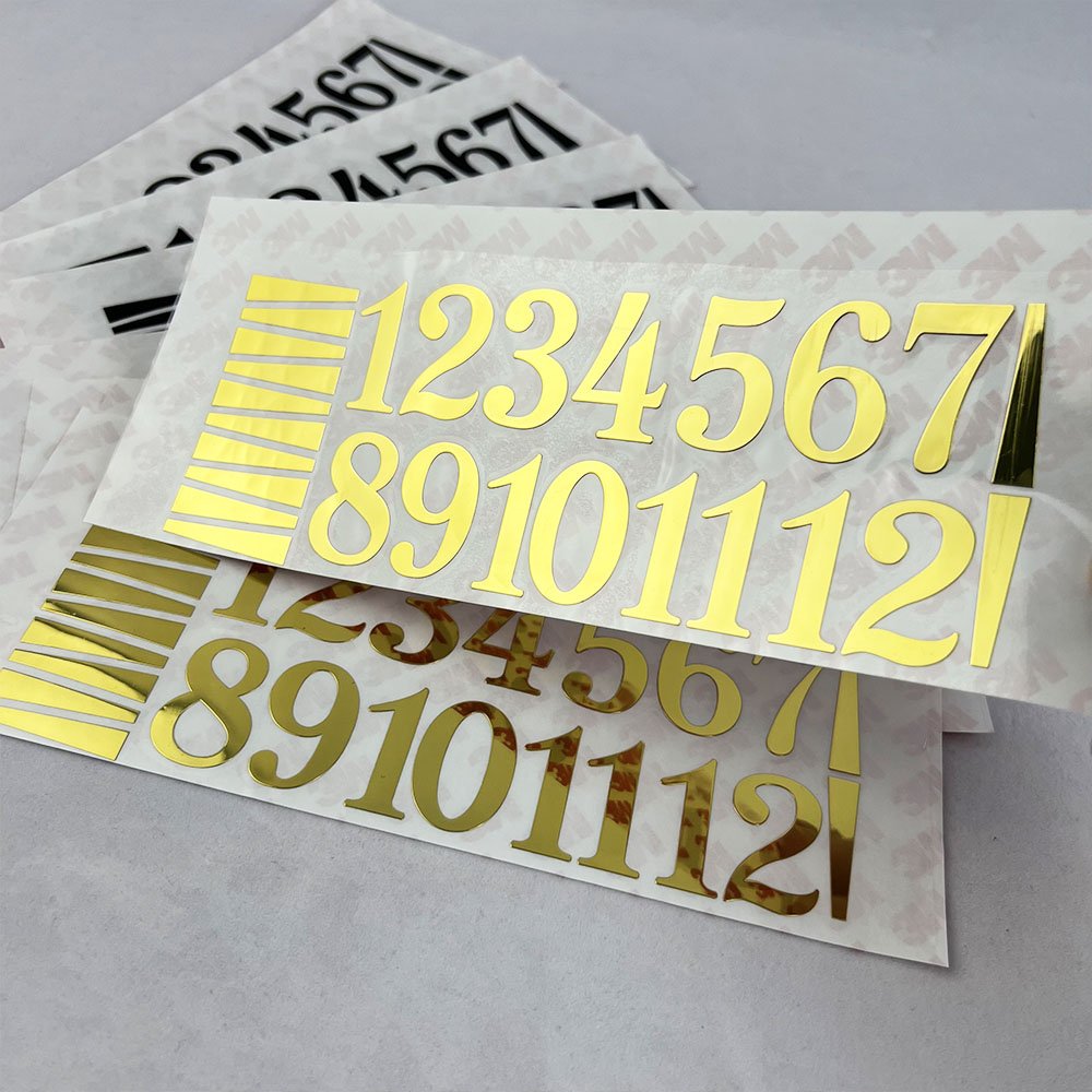 Hot Selling Hight Quality Shiny Gold Label Waterproof Sticker Custom Label New product Nickel 3D Transfer Sticker