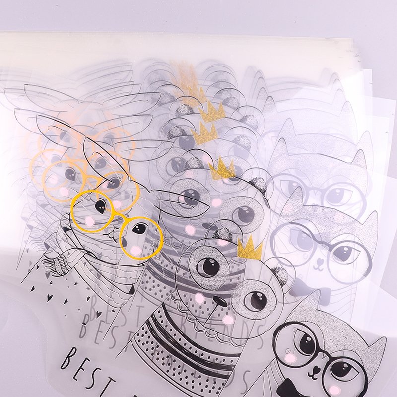 Custom Heat Press Printing Transfer Garment Vinyl Sticker Plastisol dtf Transfers Cartoon Heat Press Transfer Sheets For T-Shirt