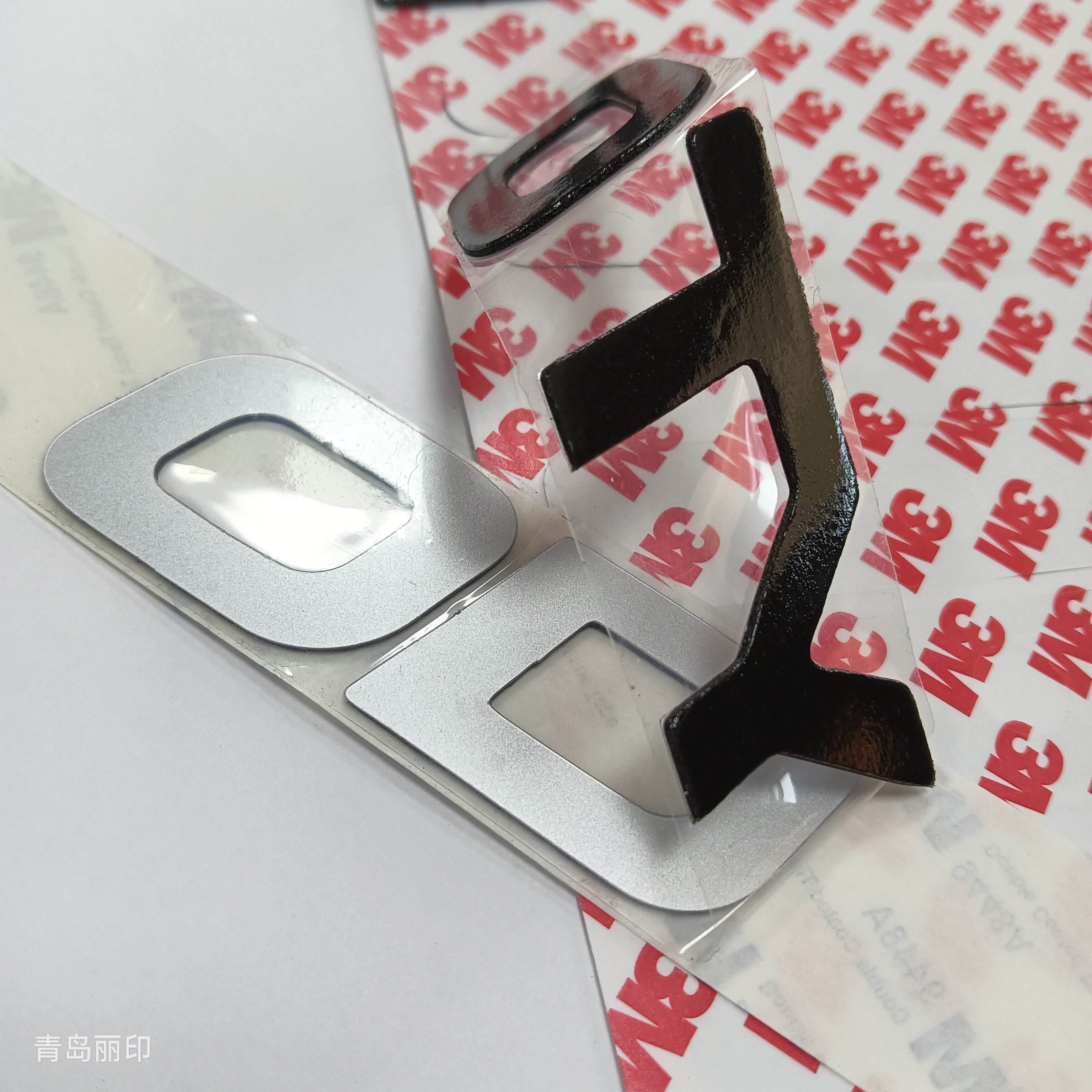 Custom waterproof self-adhesive car decoration decal 3D stereoscopic plastic sticker outdoor use UV resistant sticker