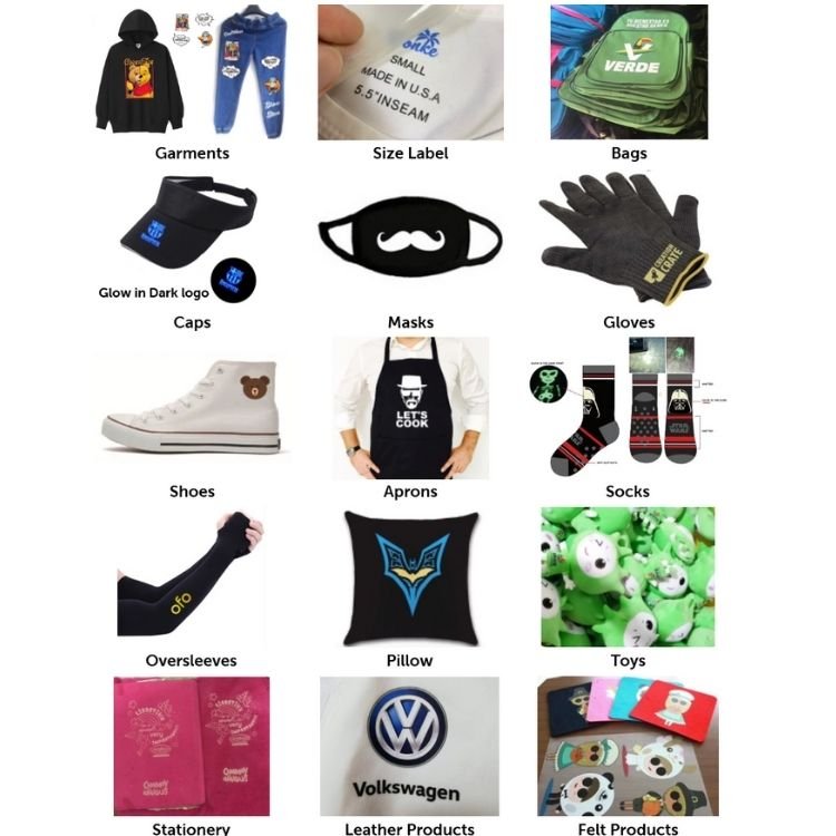 TUOCHENG Factory T Shirts Cute Cartoon Logo Printing Design Custom Heat Transfer Vinyl Plastisol DTF Sticker Press Label