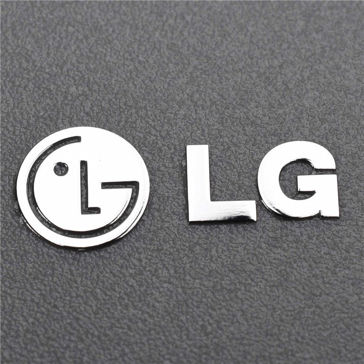Made in china good quality electroplating nickel label nickel sticker