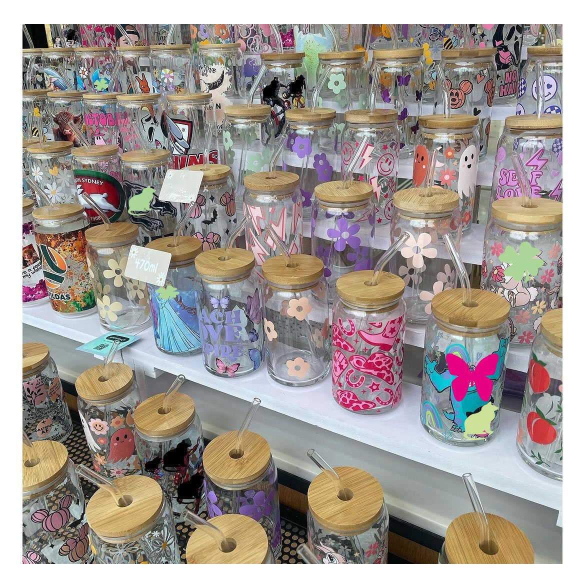 uv dtf cup wraps bundle transfers custom uv dtf wrap anime tumbler wraps uv dtf stickers wholesale