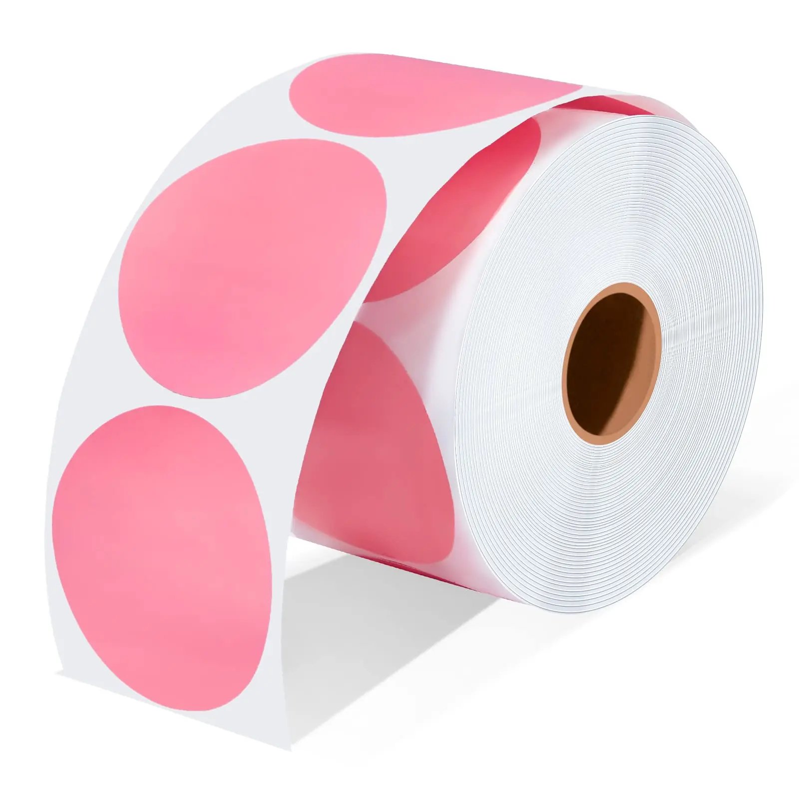 Custom High Quality Waterproof Writable Round Colored Label Sticker For Inventory Classification