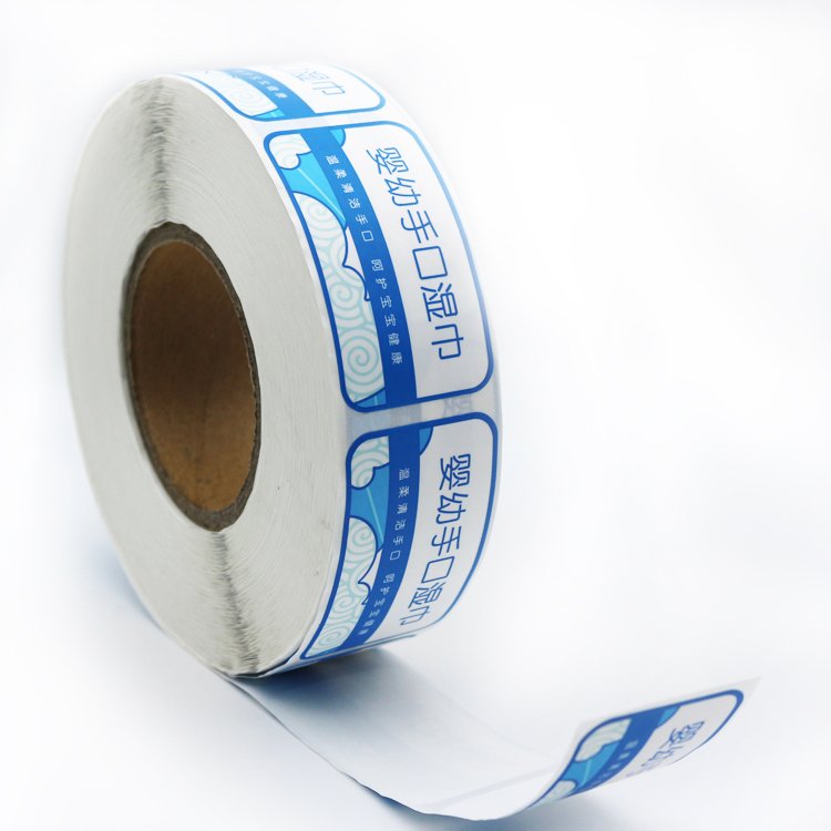 Products Packaging Labels Wet Wipes Stickers Professional Manufacturer Sticker for China Waterproof Customize Accept