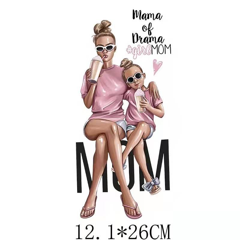 high quality custom design heat transfer printing sticker