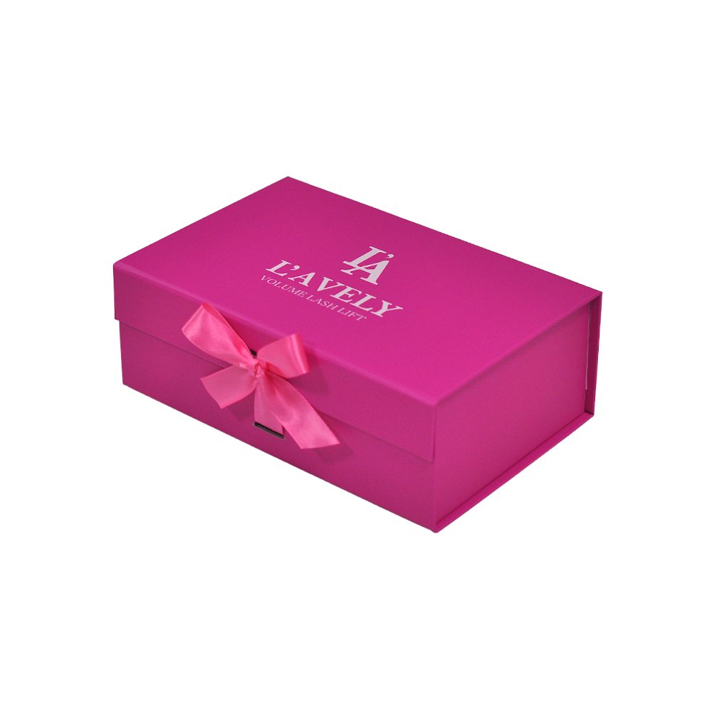 Luxury bridesmaid paper box folding wedding gift box cardboard shipping custom printed magnetic lid ribbon packaging gift box