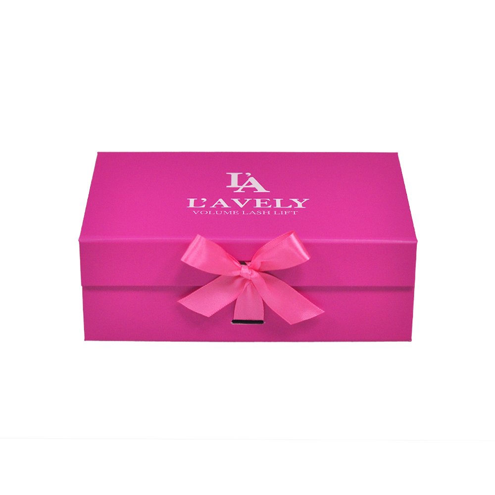 Luxury bridesmaid paper box folding wedding gift box cardboard shipping custom printed magnetic lid ribbon packaging gift box
