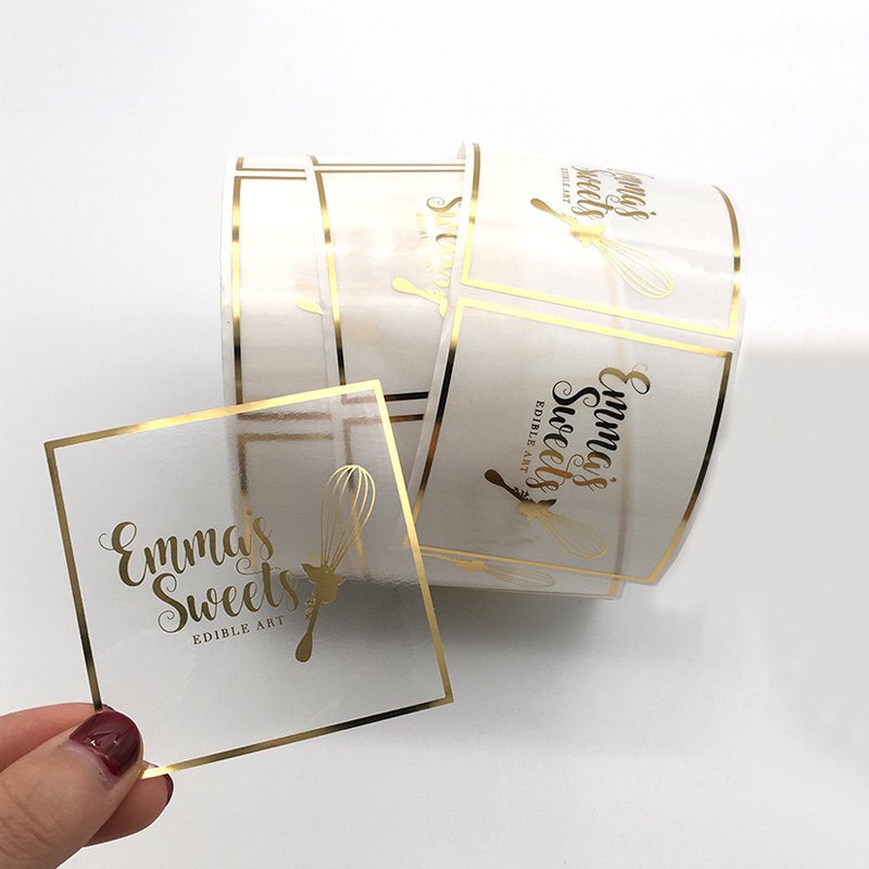High Quality Waterproof Logo Label Stickers, Customized Stickers Printed Label Stickers