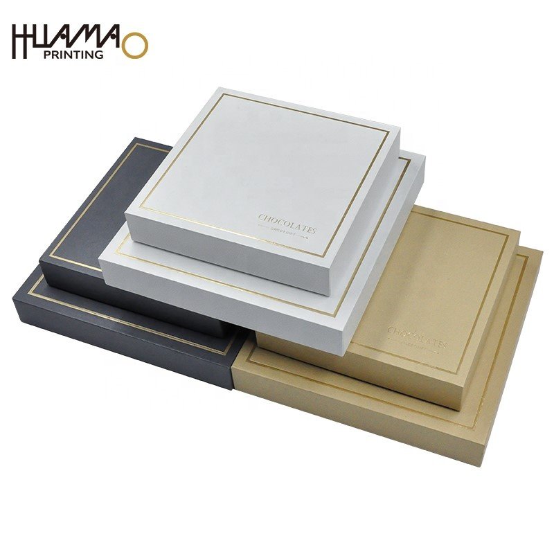 Huamao Printing Custom Logo Bra Packaging Paper Boxes Kawaii Stickers Hot Dog Paper Tray Thanku Stickers Chocolate Packaging Box