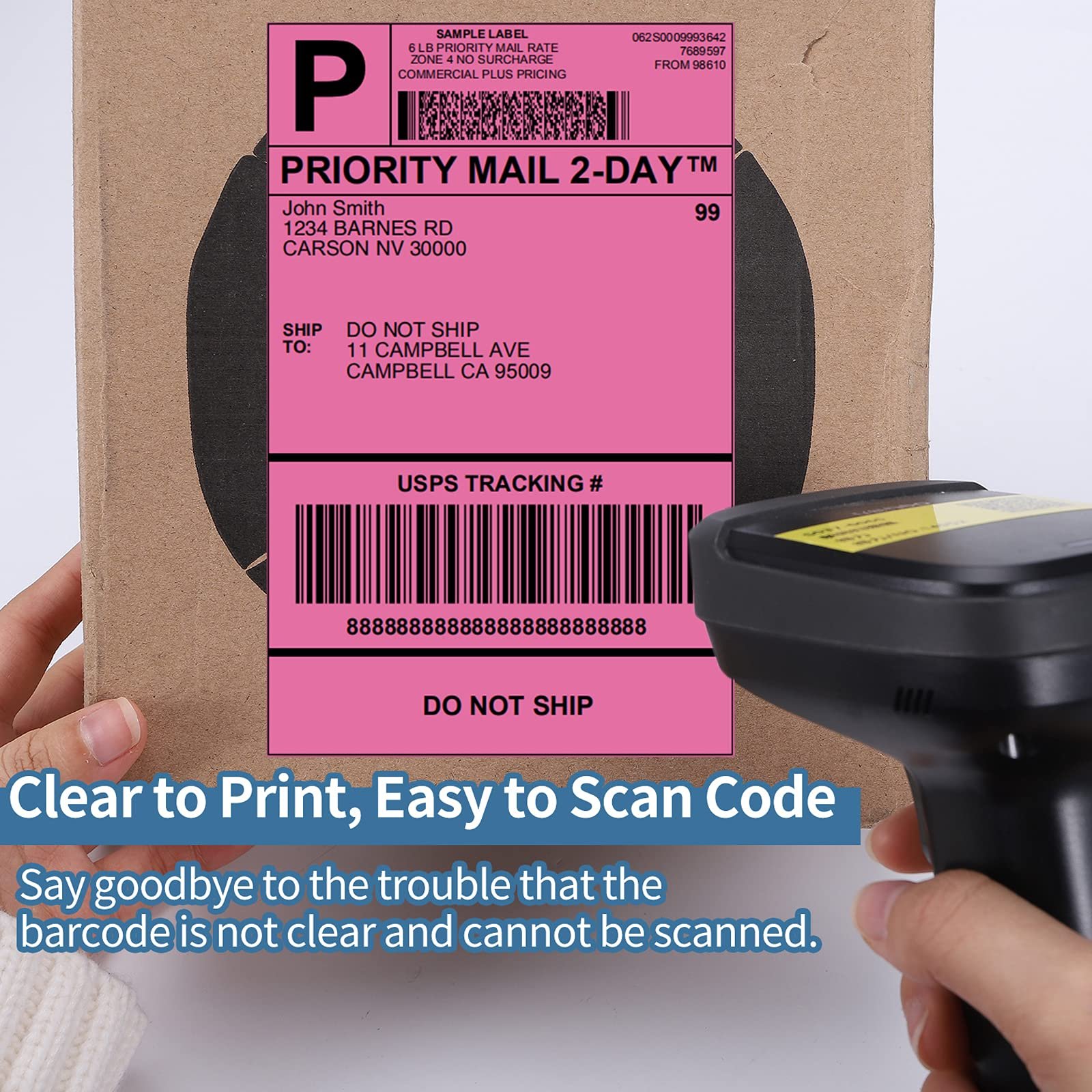 Factory Price White Blank 4x6" Shipping Label Waybill Adhesive Sticker A4 Direct Thermal Paper Roll 100 x 150mm Labels