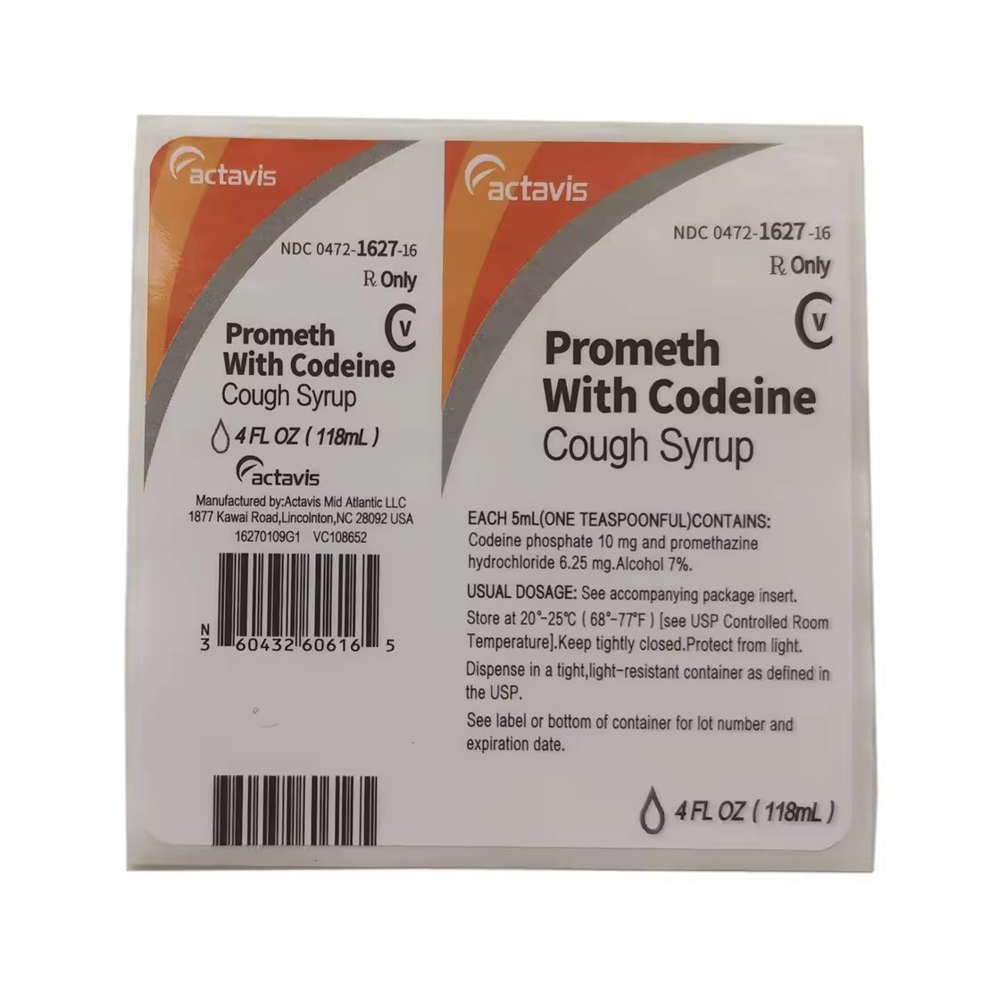 Ready Stock Most Popular Ready To Ship tris Hi-tech Akorn Wockhardt Cough Syrup Label Stickers for Oral Solution Plastic Bottle