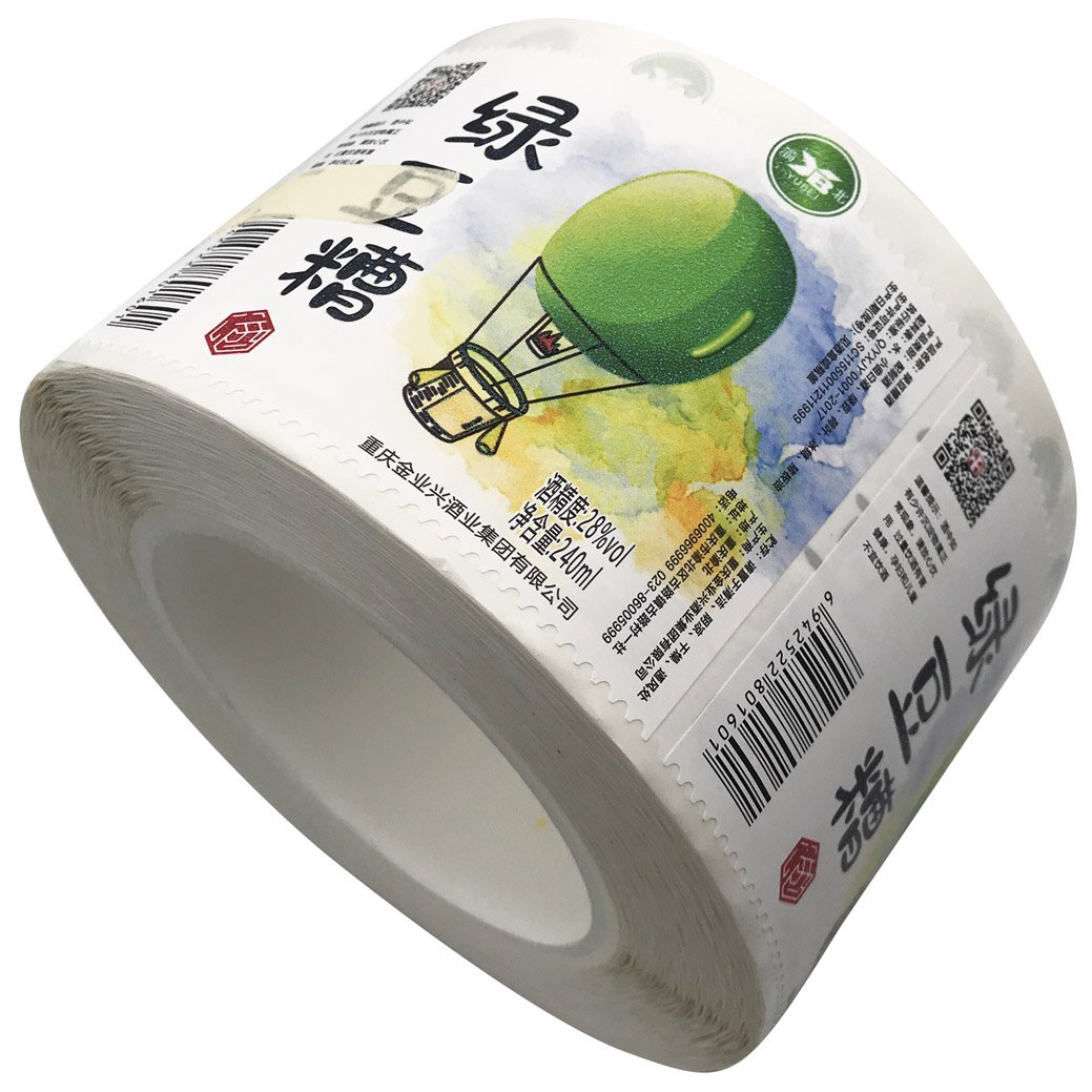 Wholesale High Quality Custom Waterproof Sticker Label packaging Roll labels