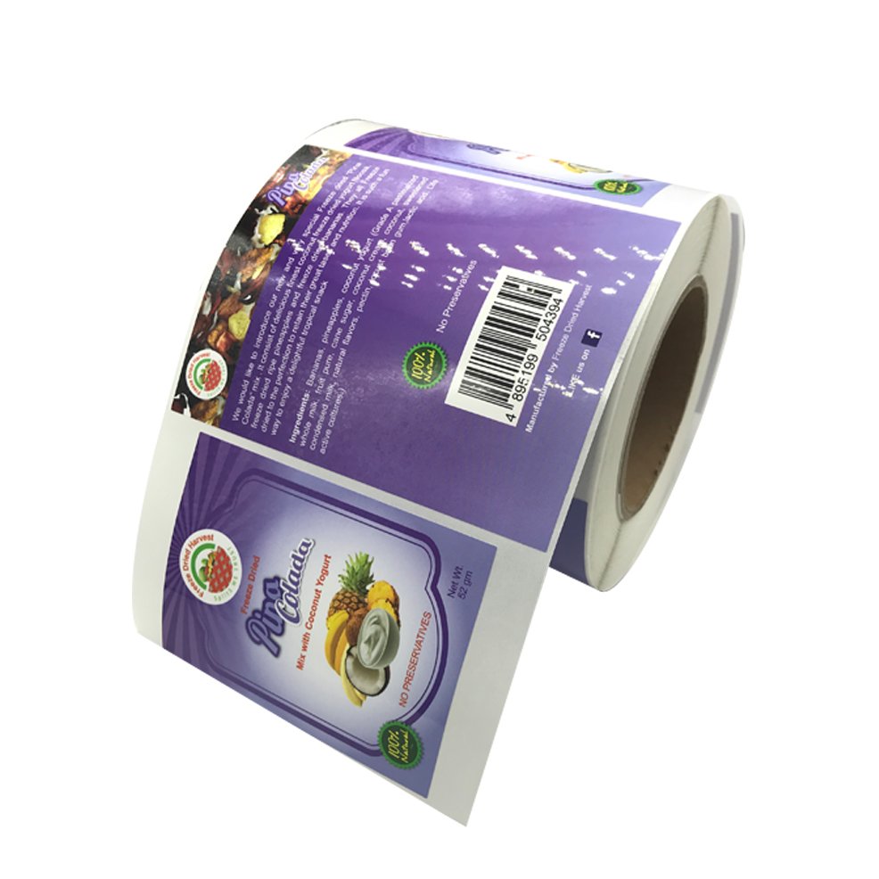 Wholesale High Quality Custom Waterproof Sticker Label packaging Roll labels