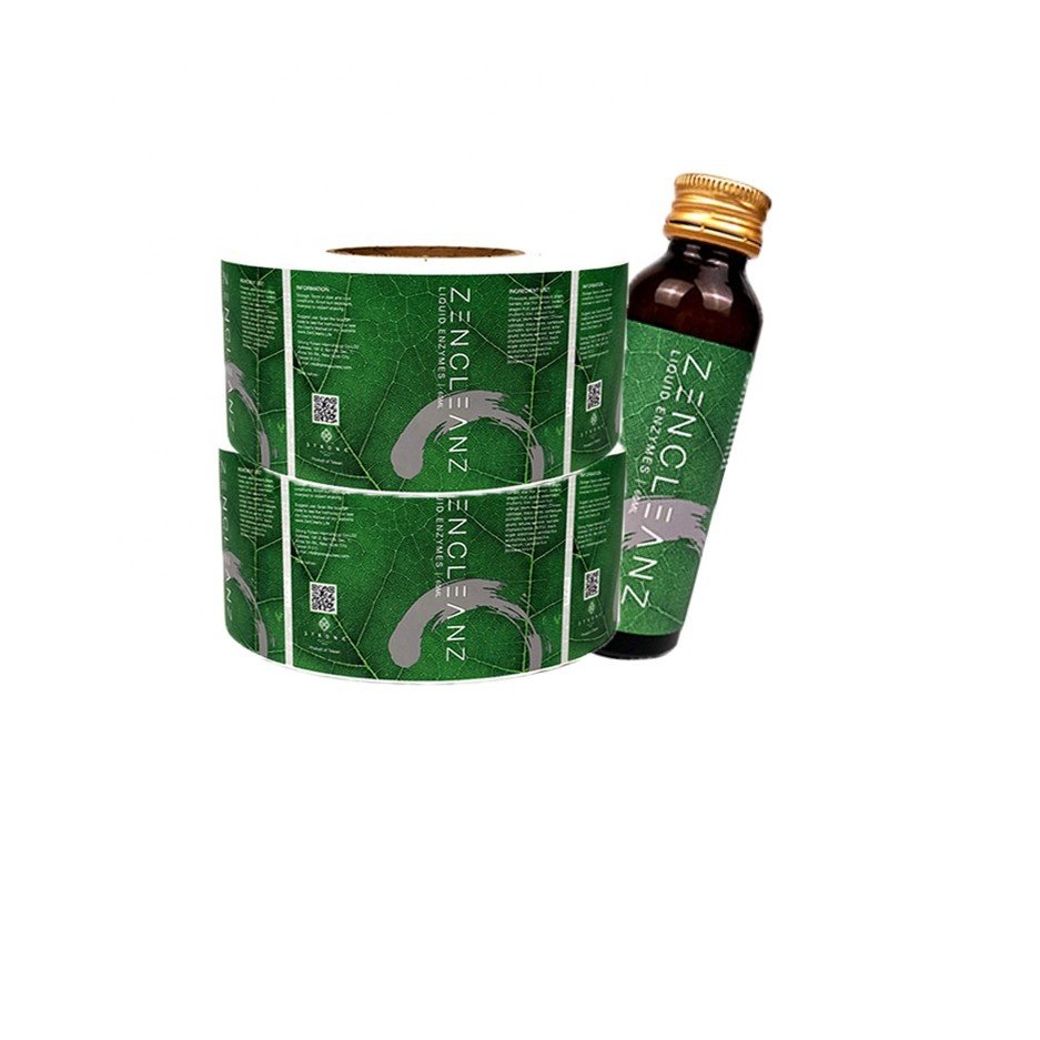 Custom Printed Health Care Product Medicine Vial Bottle Logo Label Sticker,supplement nutrition Packaging Labels