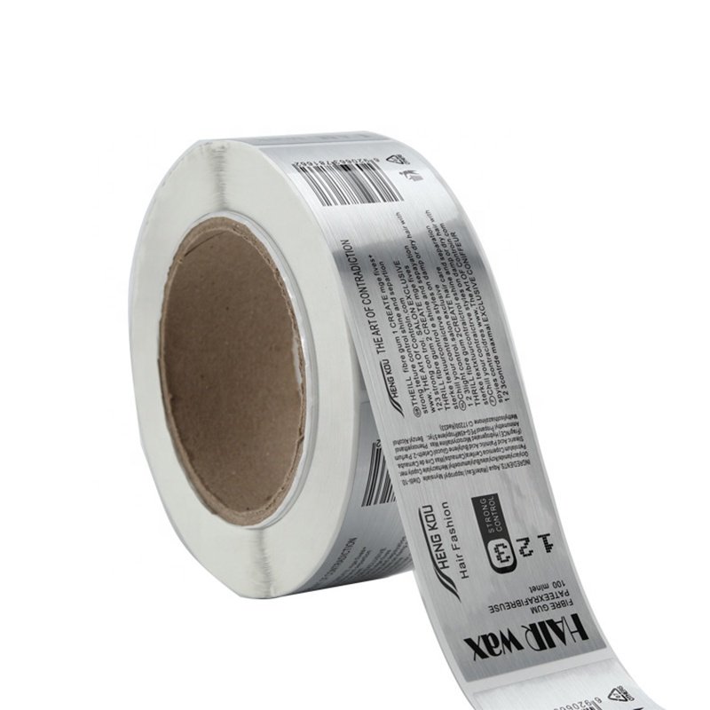 Customized Packaging And Labeling Services Package Label Stickers Hot Stamp Printing Foil Sticker Label