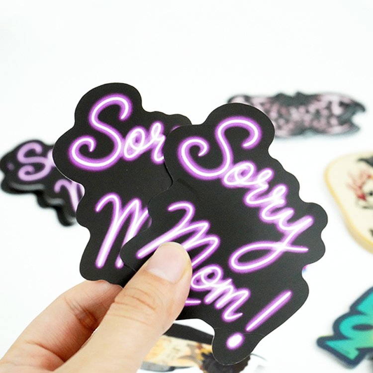 Custom Logo Hot Selling Cartoon Anime Kawaii Waterproof Die Cut Vinyl Sticker for Laptop Decorative