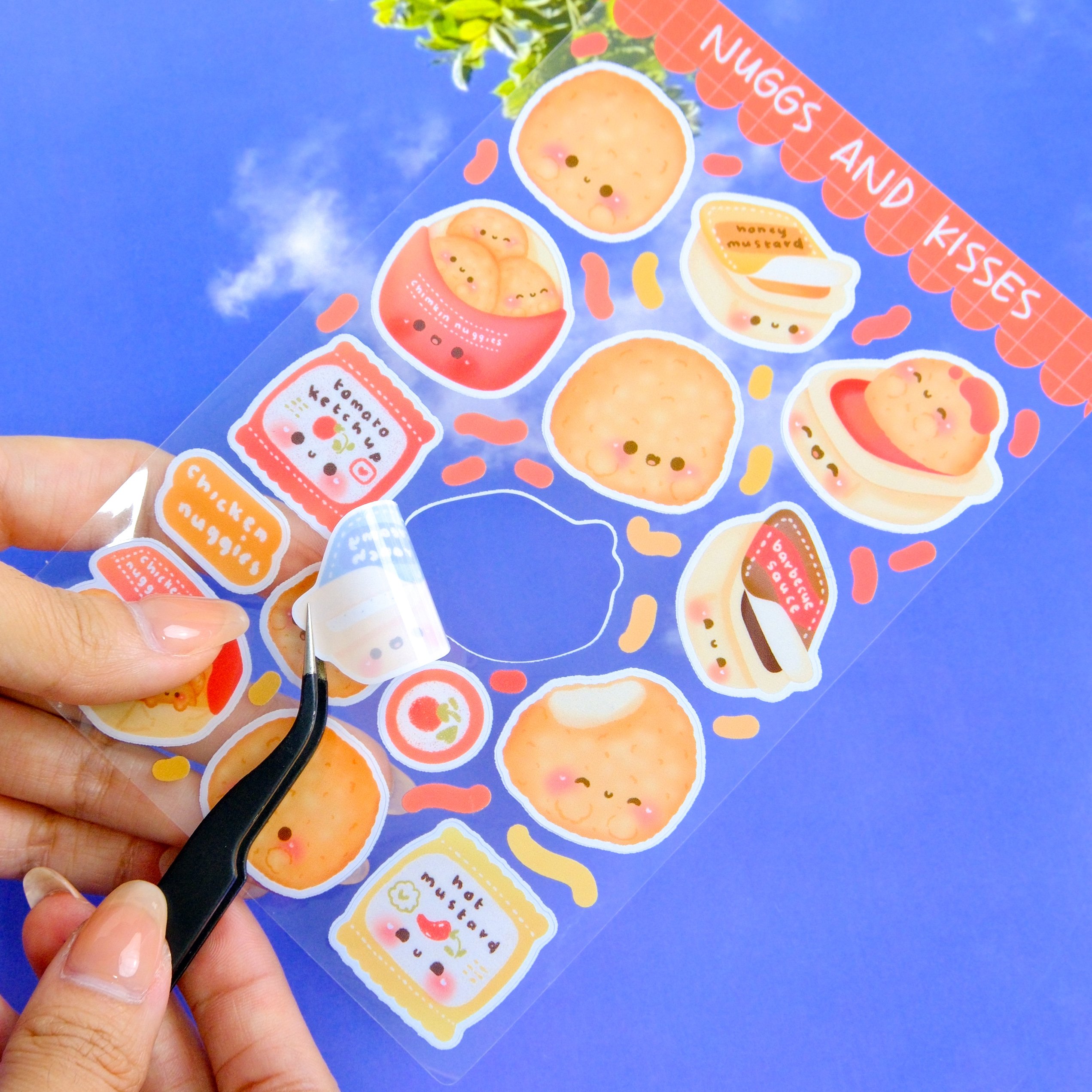 Custom Cartoon Bed Sheet Vinyl Stickers Waterproof Matte Decorative Stickers Custom Die Cut Logo Printing Label Stickers