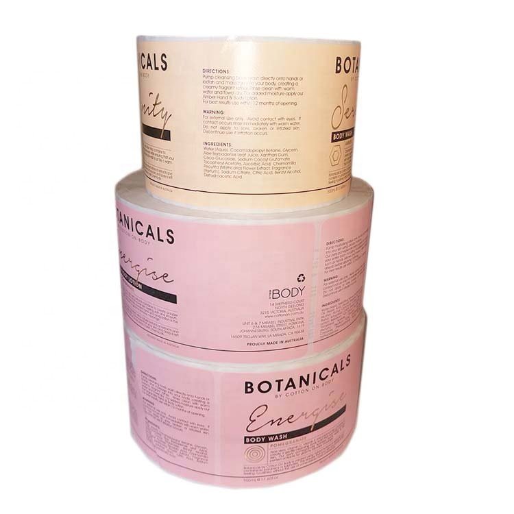 Attractive Gold foil Custom Sticker Die Cut for Products