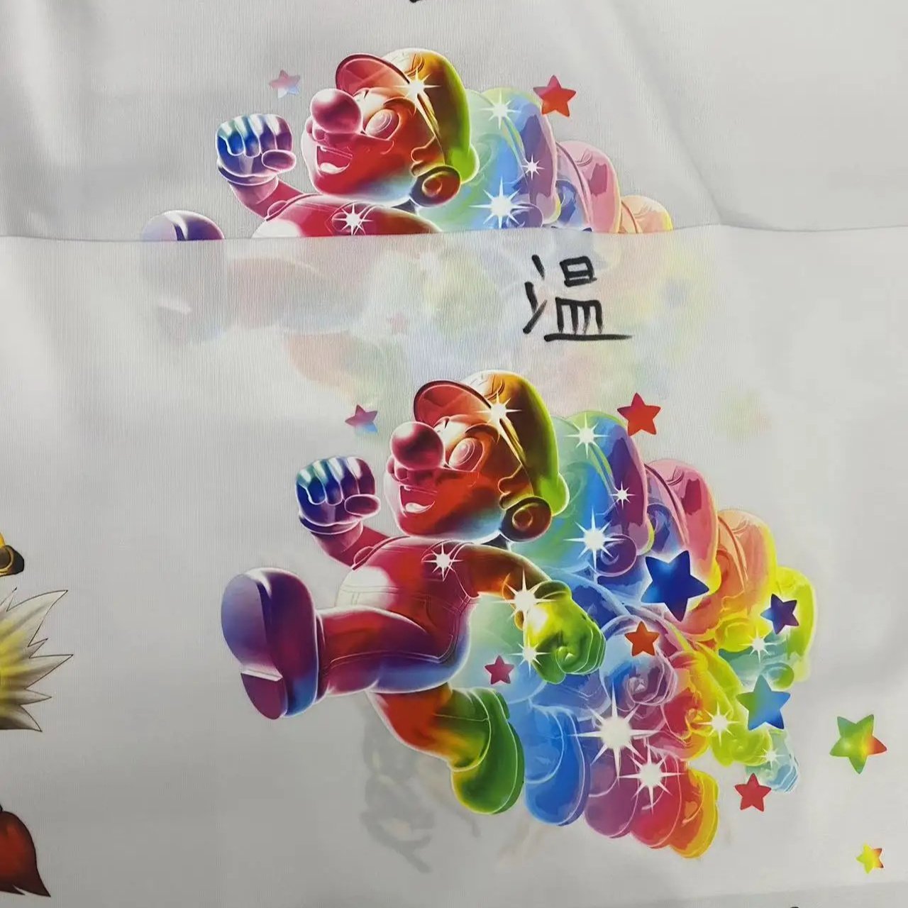 custom Matte finish cloth Applique heat press transfer sticker PET DTF