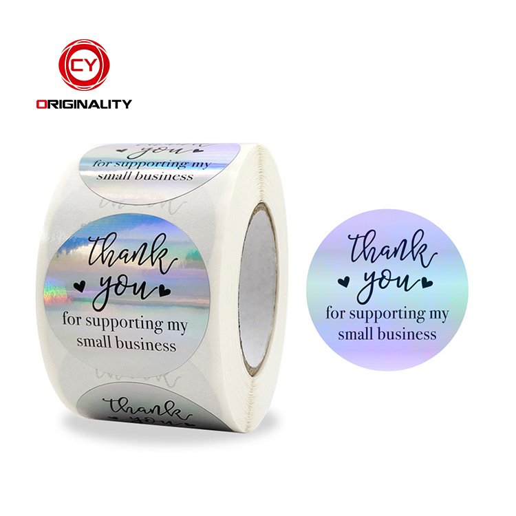 Sun-Resistant Personalized Logo PVC Vinyl Sticker UV Printing Waterproof Custom Decal Cartoon Individual Die Cut Packaging Label
