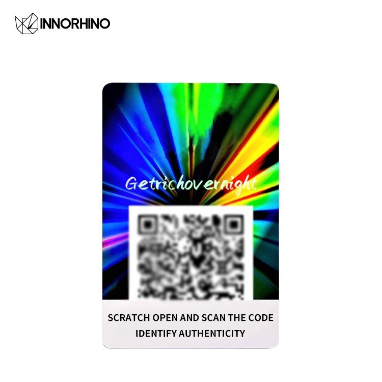 Custom Anti-counterfeiting Hologram Round Sticker