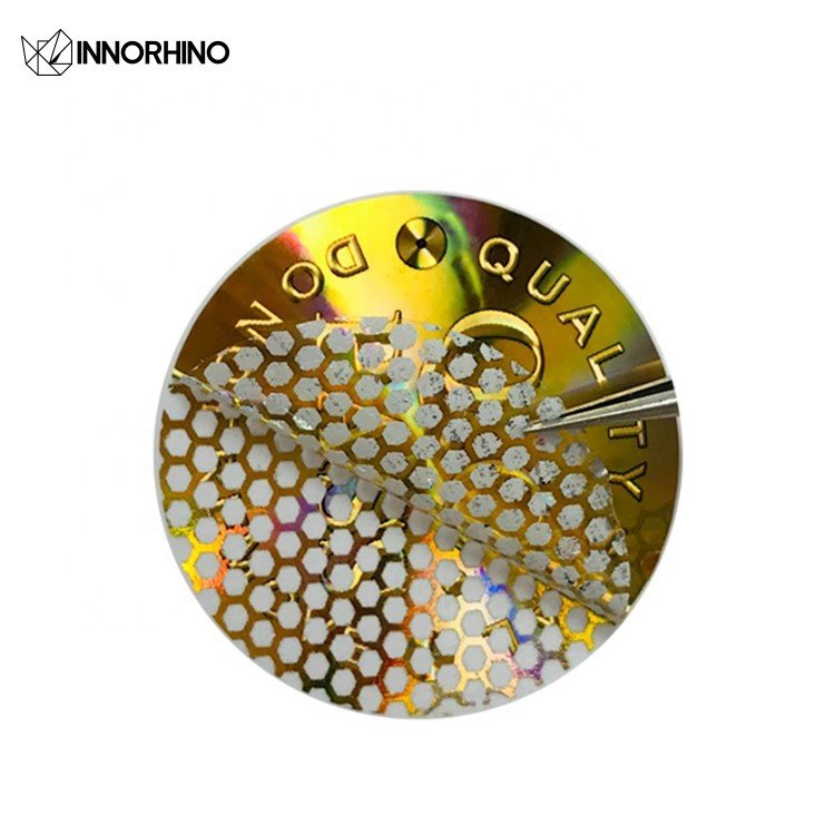 Custom Anti-counterfeiting Hologram Round Sticker