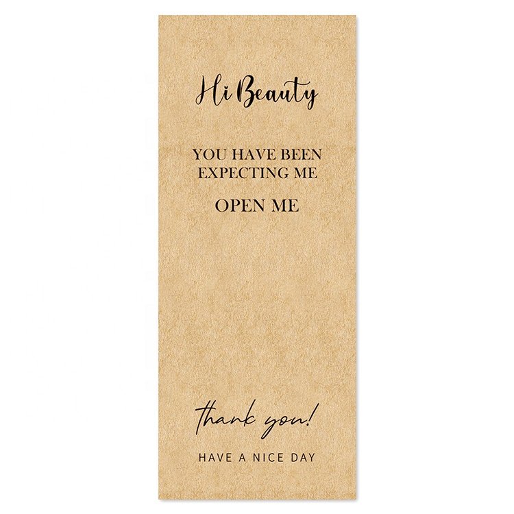 Custom printing logo sticker sheet rectangle white thank you adhesive packaging label sticker