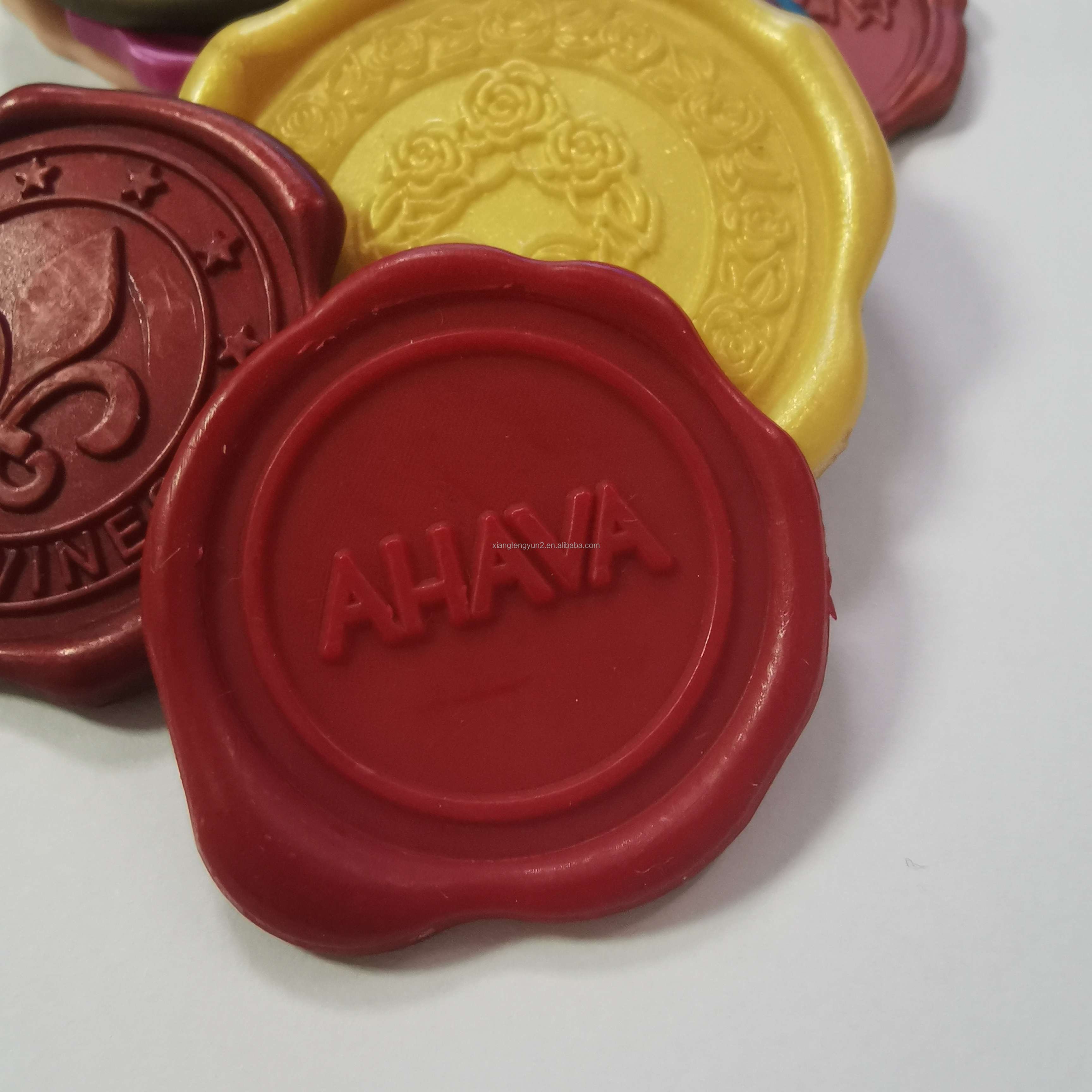 Custom self adhesive wax seals stamp stickers self adhesive wax seal stickers olive branch 3m stickers wax seals