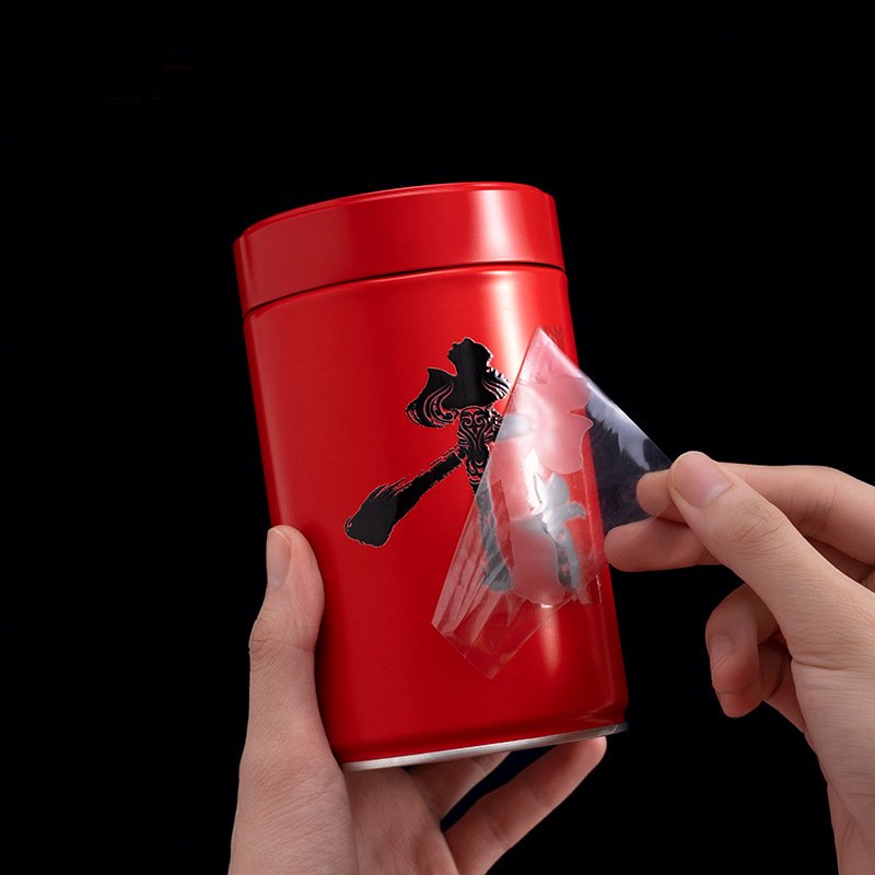 Custom UV transfer paste crystal paste PVC transfer paste LOGO packaging sticker pressure sensitive label transparent label