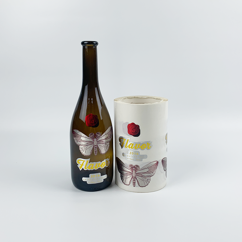 Custom Metallic Hair Extension Packaging Label Die Cutting Gold Foil Wine Sticker Label Roll Double Side Sticker Label Clothing