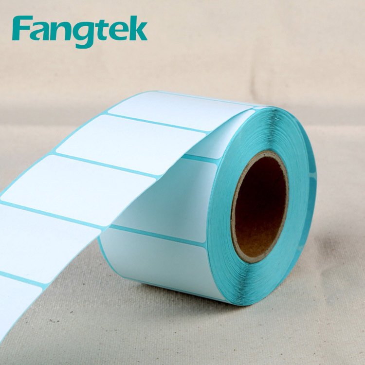 50mm*30mm 1000pcs one roll Direct Thermal Barcode Label Blank Stickers small shipping boxes label